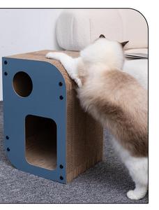 กล่องกระดาษลูกฟูกอเนกประสงค์เป็นมิตรต่อสิ่งแวดล้อมสำหรับใช้ในบ้านต้นไม้แมวทนต่อการสึกหรอสไตล์หรูหรา - Product Image 5