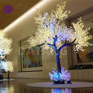 Arbre d'érable artificiel d'extérieur avec ampoules LED, étanche IP65, 110-240V, pour la décoration de mariages, d'hôtels et d'événements - Product Image 4