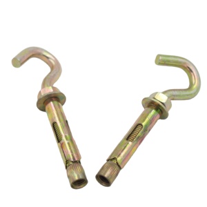 Cheville d'ancrage en acier au carbone plaqué zinc jaune avec œillet ou <span class=keywords><strong>crochet</strong></span>, cheville d'expansion norme DIN <span class=keywords><strong>pour</strong></span> <span class=keywords><strong>mur</strong></span> en béton - Product Image 4