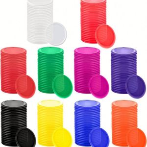 Fichas Redondas Pequeñas para Juegos de Póker, Tablero de Conteo, Marcadores para Ajedrez, Cartas, Juegos de Matemáticas, Aprendizaje, Recompensas, Puntos, Monedas - Product Image 3