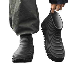 Scarpe <span class=keywords><strong>da</strong></span> <span class=keywords><strong>Pioggia</strong></span> <span class=keywords><strong>da</strong></span> Uomo, Trendy Stivaletti Impermeabili in Gomma, Antiscivolo, <span class=keywords><strong>Stivali</strong></span> <span class=keywords><strong>da</strong></span> <span class=keywords><strong>Pioggia</strong></span> Corti in Gomma per Uomo - Product Image 1