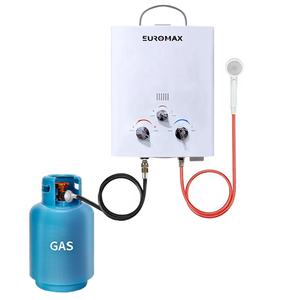 Chauffe-eau portable sans réservoir <span class=keywords><strong>de</strong></span> 5L/6L pour camping, GPL/<span class=keywords><strong>Gaz</strong></span> naturel, haute qualité, vente en gros usine - Product Image 1