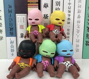 Juguete antiestrés de muñeco feo de tamaño de palma de la mano, de TPR suave, relleno de arena, de rebote lento, para casa de juegos, modelo 008, superventas transfronterizo - Product Image 1