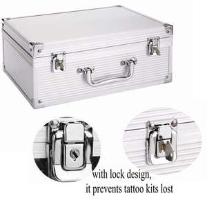 Boîte de rangement pour kit de <span class=keywords><strong>tatouage</strong></span>, organiseur de <span class=keywords><strong>tatouage</strong></span> 12,6" x 9,5" x 5,1" avec serrure, étui de transport pour <span class=keywords><strong>machine</strong></span> à tatouer - Product Image 6