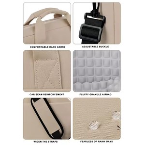Sacs à bandoulière élégants en polyester pour <span class=keywords><strong>ordinateur</strong></span> portable 14 et <span class=keywords><strong>15</strong></span>,6 <span class=keywords><strong>pouces</strong></span>, pour hommes et femmes, idéaux pour les affaires et les voyages – Vente en gros - Product Image 2