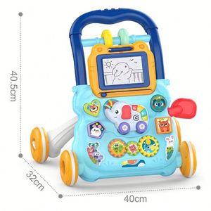 Trotteur évolutif multifonctionnel musical USA Mairun pour bébé, pliable, avec structure en plastique sans BPA, jouet d'éveil pour enfants de 0 à 3 ans - Product Image 2