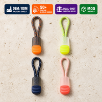Glissières de fermeture éclair en TPU écologiques et flexibles de 35 mm, couleur néon personnalisée pour sacs, bagages et vêtements - OEM en gros, faible MOQ