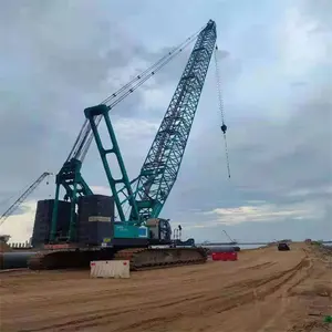 יפן Made Kobelco 250TON מנוף סורק CKE2500 עם 2 ווי מנוף