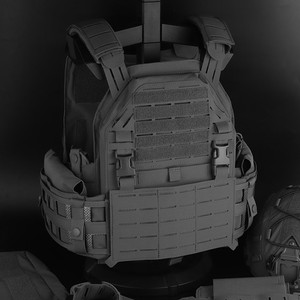 アメリカン特殊トレーニング屋外防水ハンティング500Dナイロンプレートキャリア戦術ベスト - Product Image 6