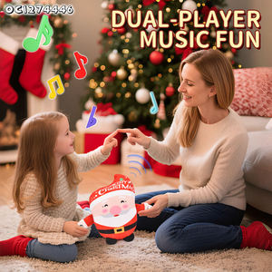 Babbo Natale Elettrico a Batteria con Sensore, Giocattolo Peluche <span class=keywords><strong>Metronomo</strong></span> Musicale per Bambini - Product Image 4