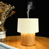 Nouveau mini humidificateur rétro diffuseur d'arômes pour huiles essentielles, lampe en forme de champignon couleur bronze antique, usage domestique, 36 dB
