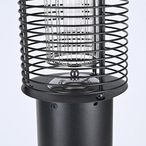 Lámpara antimosquitos impermeable con energía Solar, iluminación insecticida ecológica para exteriores, de acero inoxidable negro, 220V, para césped - Product Image 1
