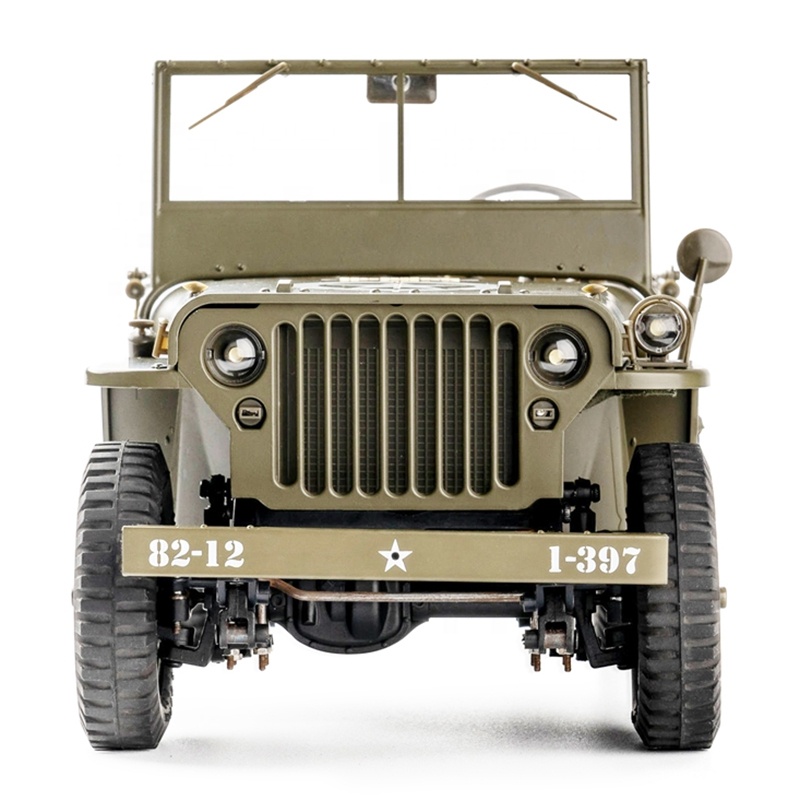 ROC Hobby FMS 1 12 Scale 1941 MB Willys Scaler Jeeps RTR 2.4ghz