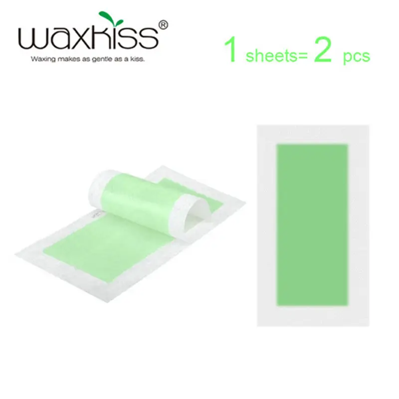 Waxkiss Bán Buôn Cơ Thể Dùng Một Lần Sẵn Sàng Để Sử Dụng Dải Sáp Lạnh Để Tẩy Lông Mày