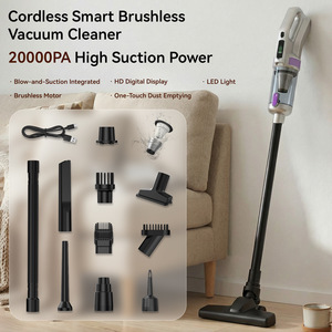 <span class=keywords><strong>Aspirateur</strong></span> balai <span class=keywords><strong>sans</strong></span> <span class=keywords><strong>fil</strong></span> puissant 20000Pa pour canapé et voiture, nettoyage à sec cyclonique - Product Image 2