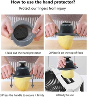 Jeu de coupe-légumes de cuisine manuel 9 en 1 coupe-légumes râpe à bon prix outils de maison et de cuisine gadgets