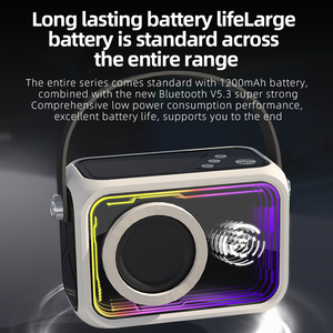 Specchio Abissale Cyberpunk con Luce RGB TWS 10W 360 °   Altoparlante Bluetooth con Riproduzione Scheda TF e AUX - Product Image 2