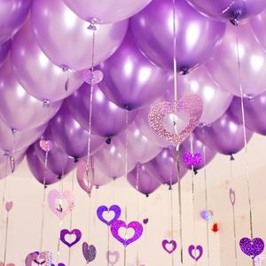 50 pièces <span class=keywords><strong>Guirlande</strong></span> de ballons pour fête de bébé jaune, <span class=keywords><strong>rose</strong></span>, bleu, or <span class=keywords><strong>rose</strong></span>, <span class=keywords><strong>joyeux</strong></span> <span class=keywords><strong>anniversaire</strong></span>, blanc, révélation de sexe, noir, vert, violet - Product Image 6