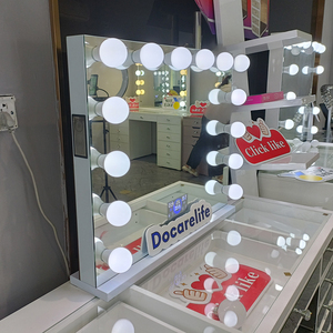 Stock aux ETATS-UNIS! Docarelife — ampoules lumineuses en verre miroir, Style <span class=keywords><strong>Hollywood</strong></span>, Table de toilette, pour courtoisie - Product Image 5