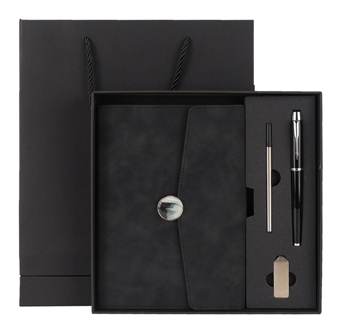 Black Notebook+Pen+USB