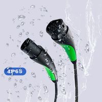 Kabel Pengisian Daya EV Goodev Tech M3-T2T2G418 IP65 TPU Premium Tipe 2 7.4KW/22KW 32A/16A Standar IEC 62196-2