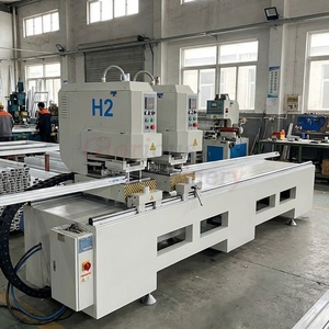 Machine à souder sans soudure pour fenêtres et portes en <span class=keywords><strong>PVC</strong></span>, <span class=keywords><strong>4</strong></span> têtes, <span class=keywords><strong>double</strong></span> table de soudage, avec accessoires et certification CE - Product Image 3