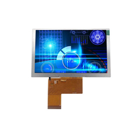 Hochhelligkeits-Anzeigemodul 5 Zoll TFT LCD Display 800x480 Automotive-Display mit RGB-Schnittstelle für Elektromotorräder