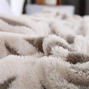 Made in China Custom Designs Multi Color Soft and Skin-friendly Cutting Sherpa Throw <strong>Blankets</strong> - Product Image 6