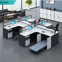 Lit pliant de bureau pour pause déjeuner, cabine de travail en L avec écran intégré, table-lit, personnalisation de bureau en PVC