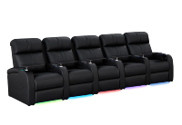 Canapé de cinéma maison extensible en cuir véritable, ensemble de canapés multifonctions pour salon, chaise de salon