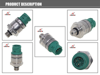 Nuevo sensor de presión de aceite para motor Cummins QSK60 QSK78 3408600 5594378 3408601