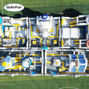 Tùy chỉnh ngoài trời lâu đài không gian Phi Hành Gia chủ đề lớn <span class=keywords><strong>Inflatable</strong></span> sân chơi thư bị trả lại trượt Trampoline thích hợp cho người lớn và trẻ em - Product Image 3