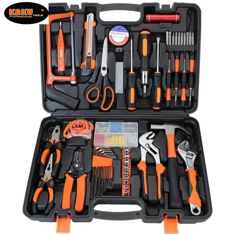 Kaku Fabrikant Hardware Auto Reparatie Toolkit Tuin Gereedschapskist Huishoudelijke Combinatie Handgereedschap Set