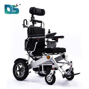 Nueva tendencia, marco de acero al carbono de alta calidad, cómodo reposacabezas, pedales ajustables, silla de ruedas eléctrica alimentada por litio - Product Image 2