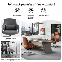 Chaise de PDG à dossier haut mobilier de bureau patron directeur bureau accoudoir pivotant chaise de bureau exécutive chaise de bureau ergonomique luxe