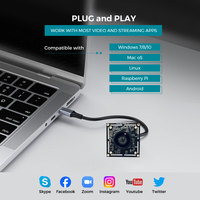 2MP1080P Module de caméra HD USB à faible luminosité H264 30fps IMX462 CAPTEUR COMS grand angle 110 degrés sans distorsion