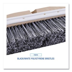 "Boardwalk 8410 Wheel <b>Cleaning</b> Detailing <b>Brush</b> W/ Vinyl Bumper 2.5" Bristles 10" Plastic <b>Brush</b>" - Product Image 5