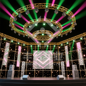 Xách tay buổi hòa nhạc 40x40 Bolt giàn hệ thống hợp kim nhôm khung sân khấu với mô hình tam giác vuông thiết kế cho DJ hiển thị sân khấu - Product Image 2