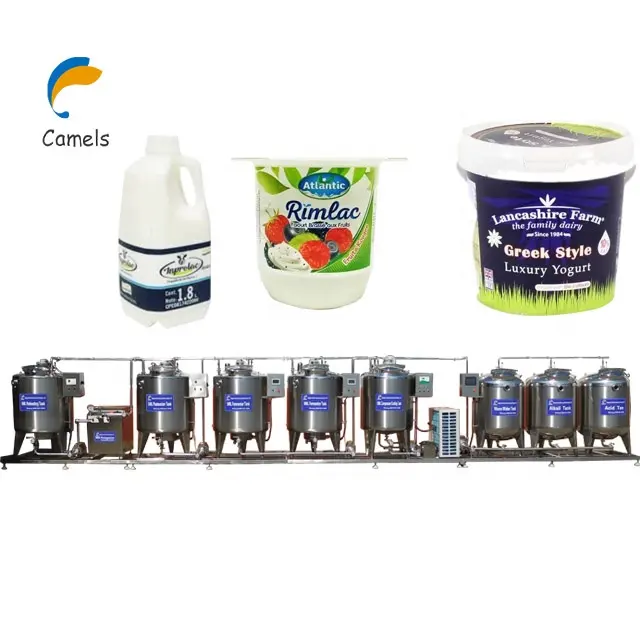 Linha de Fermentação de Produtos de iogurte em Pequenas Escalas Equipamentos Completos
