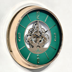 <span class=keywords><strong>Orologio</strong></span> da <span class=keywords><strong>Parete</strong></span> al Quarzo in Metallo con <span class=keywords><strong>Ingranaggi</strong></span> Rotanti, Stile Moderno e Lussuoso, Decorazione per Casa e Ufficio, <span class=keywords><strong>Orologio</strong></span> da <span class=keywords><strong>Parete</strong></span> di Design - Product Image 1