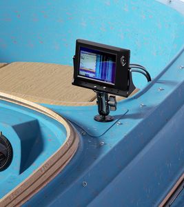 Soporte de Aluminio para Sonda de Pesca de 3.5 Pulgadas, Doble Enchufe, con Orificio AMPS, Placas Redondas para Lowrance, <span class=keywords><strong>Humminbird</strong></span>, Raymarine - Product Image 5