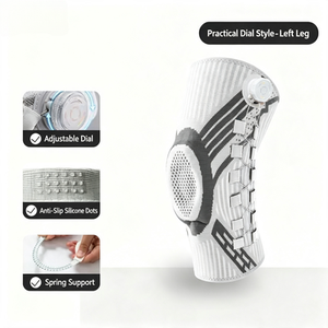 Genouillères en silicone élastiques fines et invisibles, antidérapantes, respirantes, pour le soutien du genou des adultes, patinage artistique, entraînement de patinage sur glace - Product Image 2