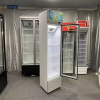 Congélateur commercial vertical à porte vitrée, à économie d'énergie