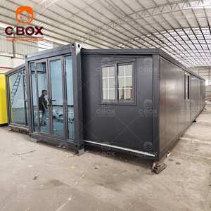 Cbox 40 pieds, villa extensible écologique, maisons mobiles de luxe, hôtel de vacances, bureau modulaire, maison préfabriquée en conteneur - Product Image 1