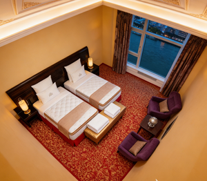 Lit double en bois blanc moderne pour hôtel et appartement, avec tête de lit, ensembles de meubles pour adultes, vente en gros - Product Image 3