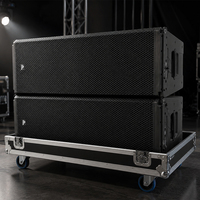 HDL 50-A 4K Haut-parleur Line Array Actif Haute Puissance 3 Voies Double 12 Pouces pour Système de Sonorisation Scène Concert Festival