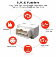 Escáner Automotriz OBD2 ELM327 de Fábrica, Lector de Códigos OBD, Adaptador con Aplicación Gratuita, Bluetooth 4.0, Herramientas de Diagnóstico de Datos para Todos los Autos