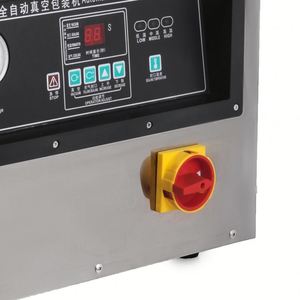 Machine de scellage sous vide continue électrique robuste commerciale ceintures de bouteilles de nourriture emballées à l'état neuf en papier - Product Image 4