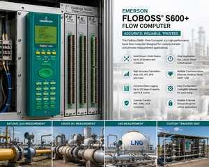 คอมพิวเตอร์วัดการไหล FloBoss S600+ ของแท้ใหม่ 100% ความแม่นยำสูง ผลิตจากสแตนเลส ติดตั้งบนแผงควบคุมผ่านอีเธอร์เน็ต สำหรับวัดการไหลของน้ำอัจฉริยะ - Product Image 6