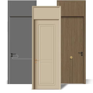 Puerta de <span class=keywords><strong>Entrada</strong></span> para Baño 2026, Moderna, Decorativa, Resistente a la Humedad, Insonorizada, Precolgada, de Madera Sólida <span class=keywords><strong>con</strong></span> Superficie Impermeable - Product Image 3